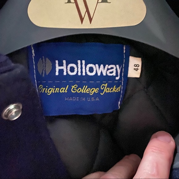 Authentic varsity jacket vintage letterman leather wool - Picture 5 of 6